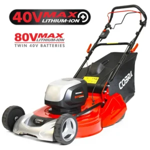 cobra 20" Twin 40V Max+ Cordless Rear Roller Lawnmower